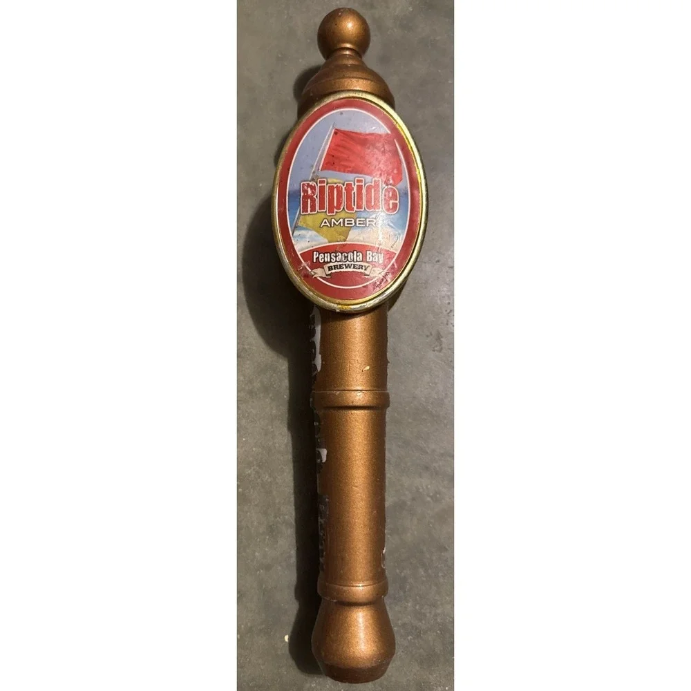 Pensacola Bay Brewery - Beer Tap Handle - Riptide Amber